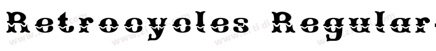 Retrocycles Regular字体转换
